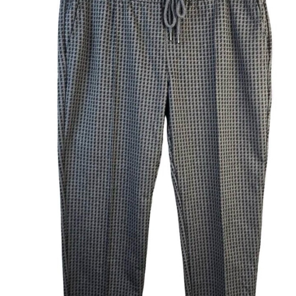 Liverpool Pants Women's XL Gray White Geometric Print Dress Casual Career Office